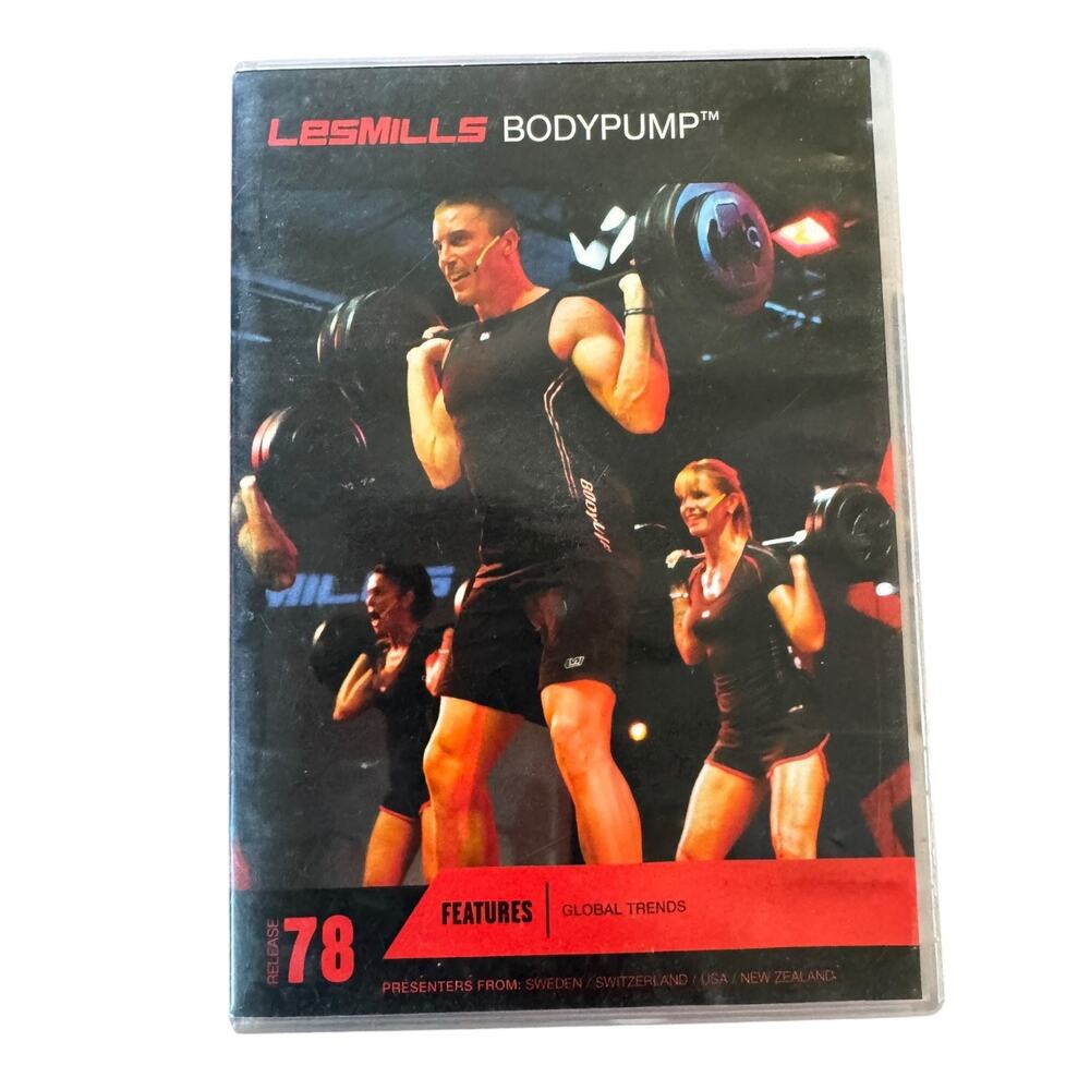 Les Mills BodyPump Release 78 DVD & Music CD Set Exercise Workout